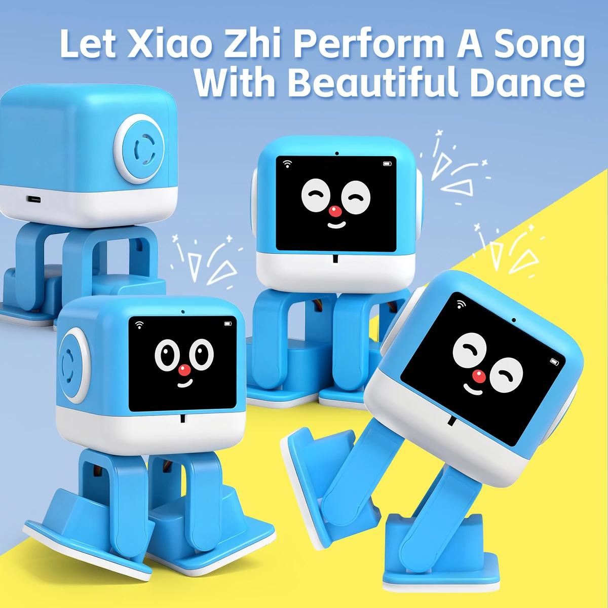 WLtoys Intelligent AI Chatbot مع روبوت رفيق إلكتروني مدمج للتفاعل العاطفي DeepSeek للتعليم والتعلم #3