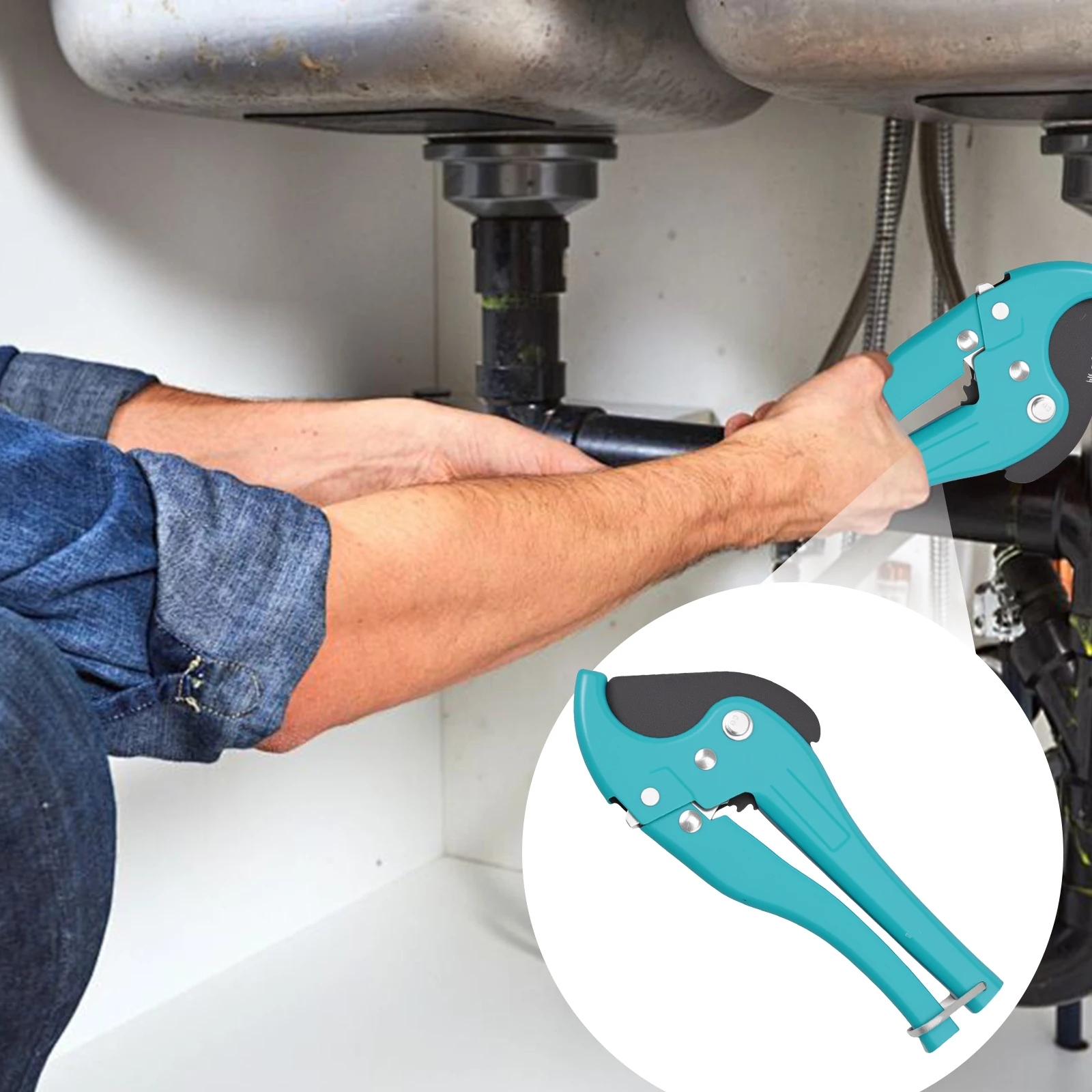 

Инструмент для изготовления резьбы из ПВХ, прецизионный интегрированный инструмент для нарезания резьбы внутренней и внешней трубы, 1/2 дюйма, 3/4 дюйма, резак для водопроводных труб