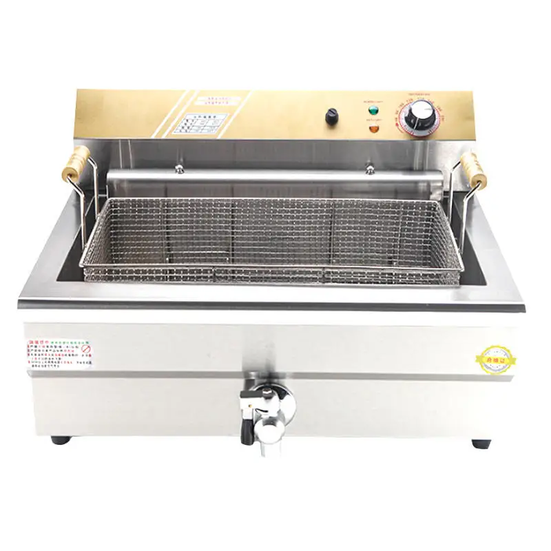 

2026 Hot SellingElectric Fryer 18L Capacity Stainless Steel for Global Fast Food Restaurant Snack Bar