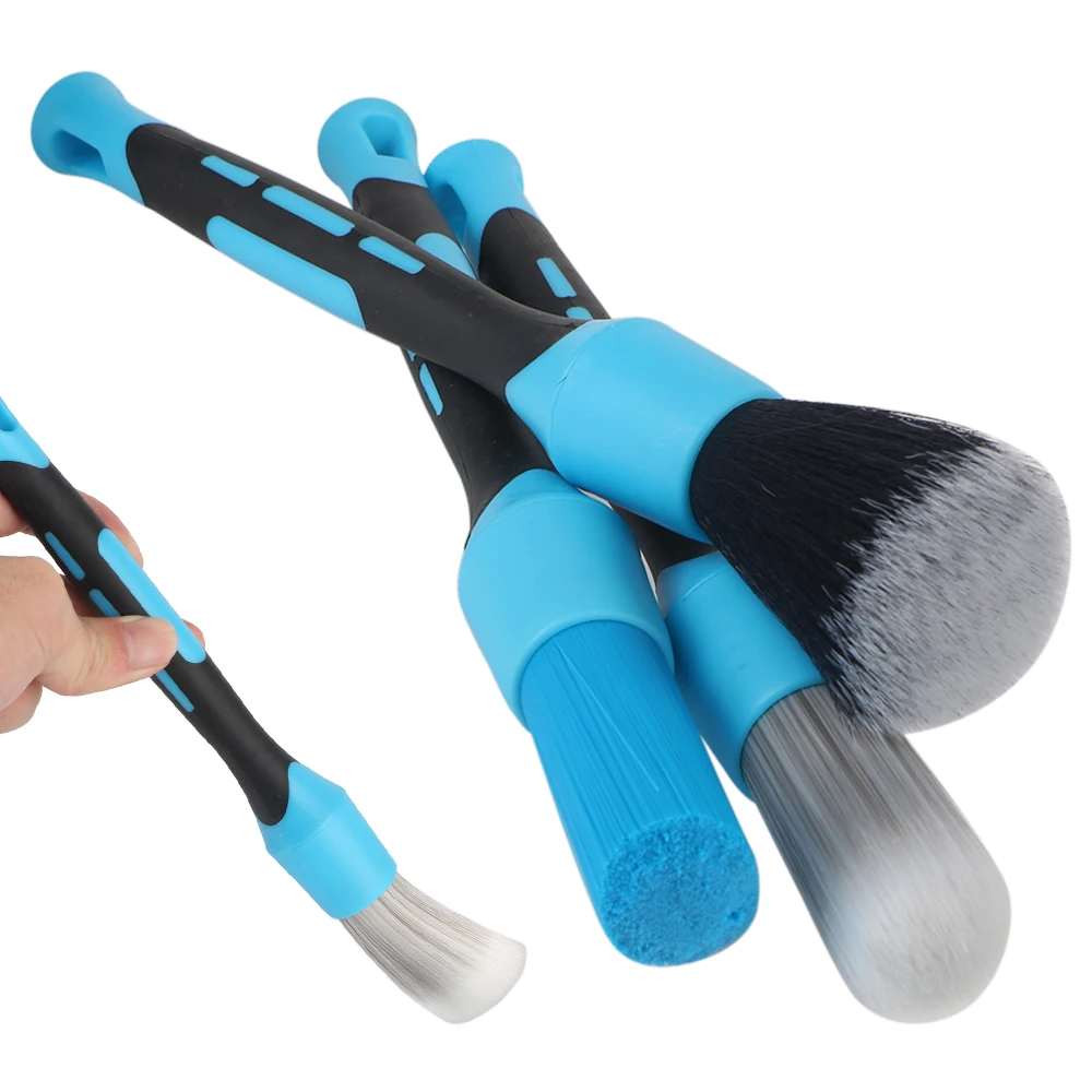 

3PCS Elbow Sweeping Tools Wheel Rims Clean Brush Car Interior Detail Cleaning Brush Air Conditioner Air Outlet Cleaning Brushes