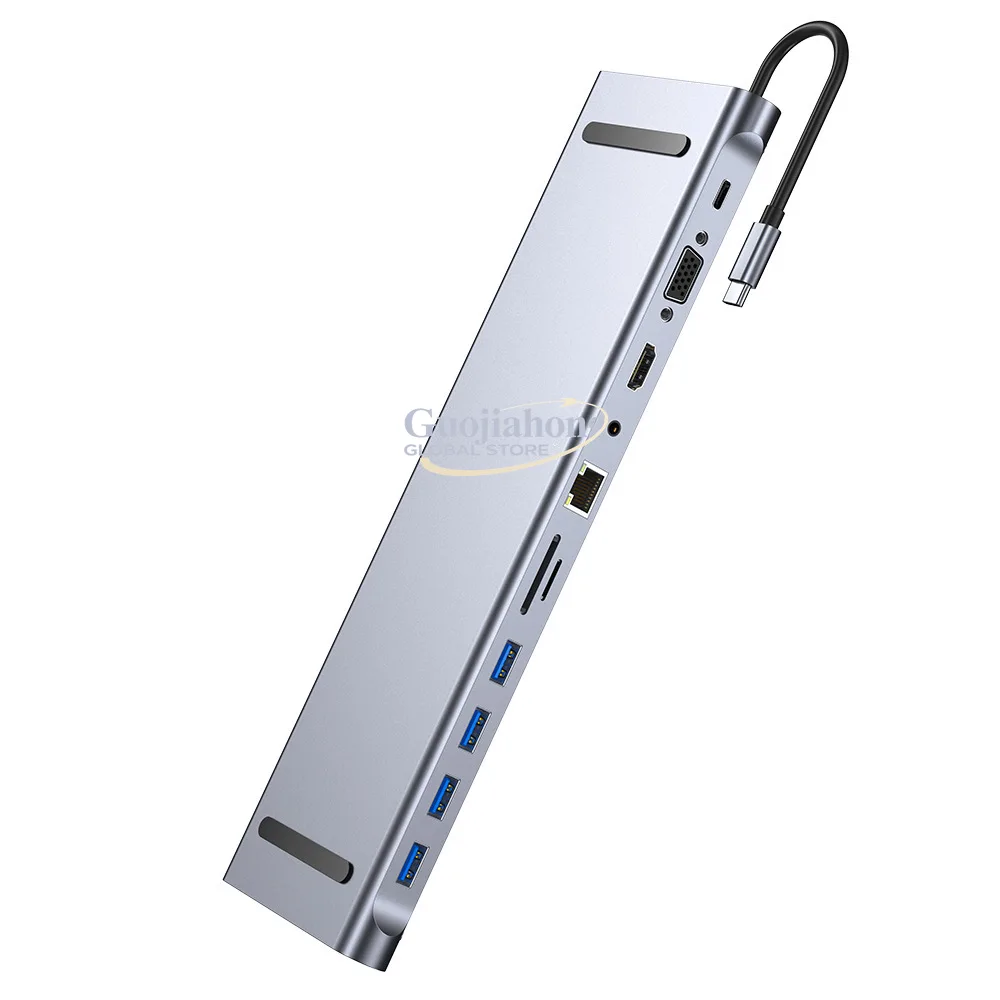 

Cross-border notebook base expansion converter is suitable for , book eleven-in-one docking station