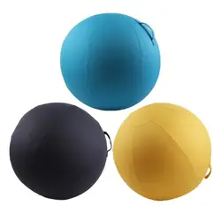 65CM Yoga Ball Dustproof Cover Anti-Slip Cotton Anti-static Absorb Sweat Yoga Fitness Non-Slip Ball Cover with Handle