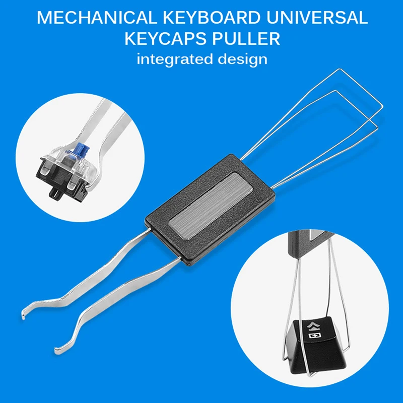 1PC Universal Gaming Keyboard Switches Unloading Tool Fixing Durable Key Caps Puller Keyboard Dust Cleaner Aid