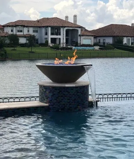 corten steel dancing fire water fountain for garden d outdoor fire water features fountain outdoor fire water features fountain