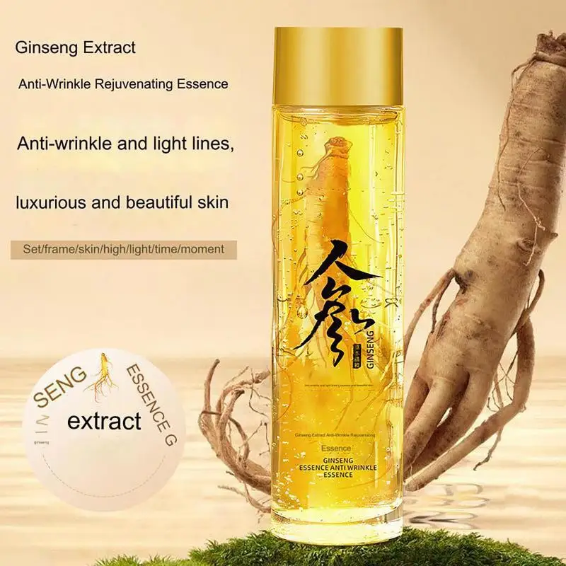 Ginseng Extract Liquid Korean Red Ginseng Extract 120ml Moisturizing Oil anti-aging Brightening Essence Liquid reducing wrinkles