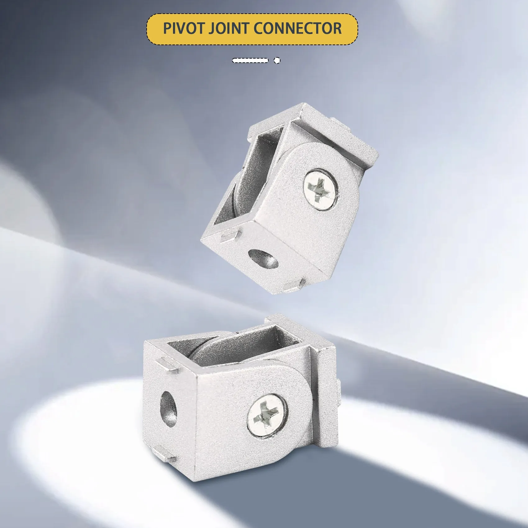 HEIßER 2 Teile/los Legierung Flexible Pivot Joint Stecker Für Eu Standard Aluminium Extrusion Profil 2020