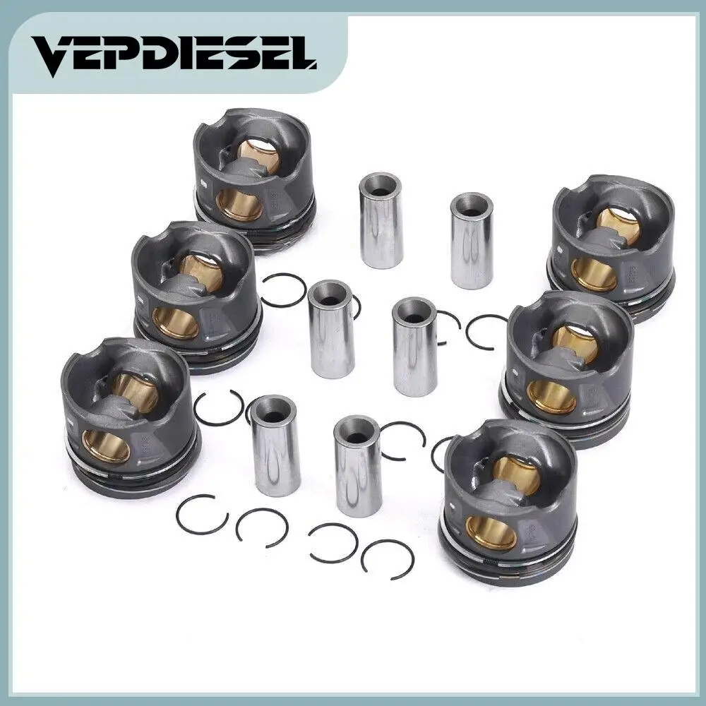 Piston & Ring Set Φ83mm for Mercedes-Benz CLS350 E350 ML350 GL350 G350d W212 W221 W166 M642 3.0L 6420301918 6420302018