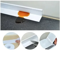 2/1pc Self-adhesive Sealing Tape PVC Oil-Proof Kitchen Sink Edge Caulk Tape Waterproof Bathroom Toilet Corner Wall Sticker