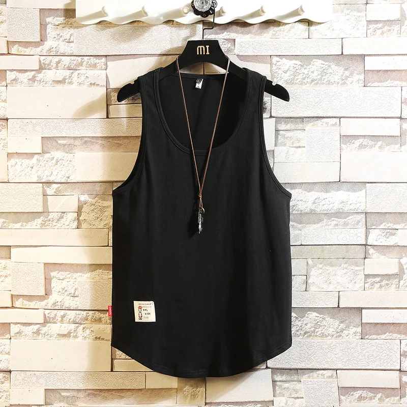 

Men's Cotton Tank Top Svel Fitn Running Summer Faion plus Size Hoodie Sweatirt Youth ular round Ne Tee