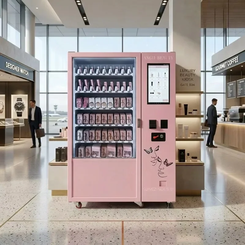 FL Smart Automatic Cosmetic Vending Machine False Lashes Press On Nails Beauty Product Vending Machine For Retail