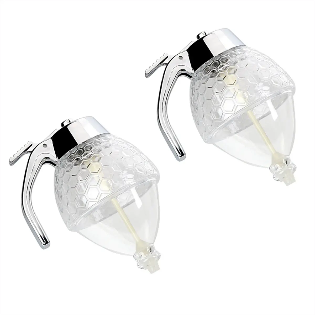 2026 Trend Juice Syrup Cup Squeeze Bottle, Storage Pot Holder Bee Dripper,Kettle Honey Jar Container, Kitchen Accessories