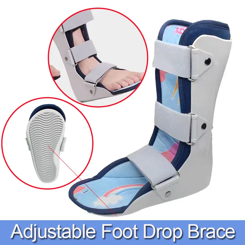 

Kid Foot Drop Support Splint Varus Valgus Orthotics-Children Ankle Joint Fracture Fixation Brace Ankle Sprains Recovery Brace