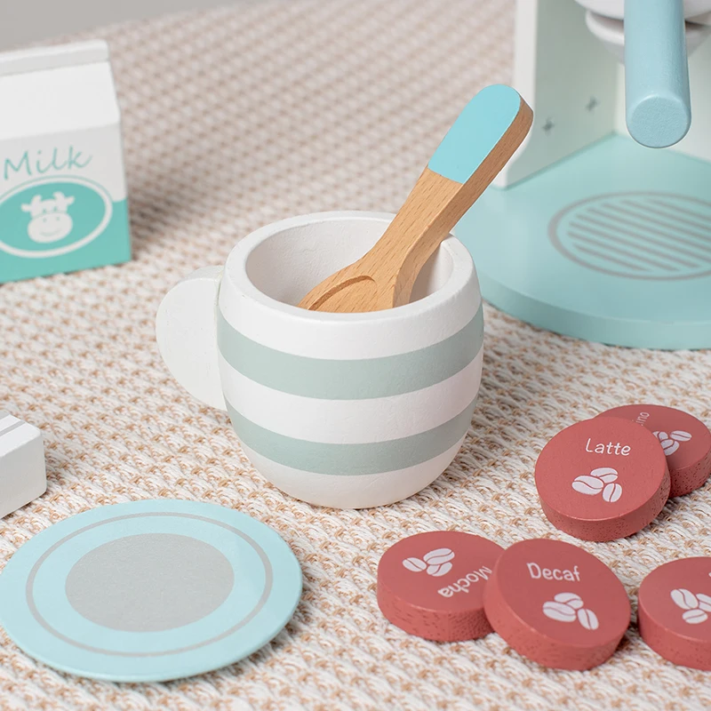 Zestaw do zabawy w parzenie kawy: Zabawaj jako sklepikarz i rob kawę – dzieci się zabawiają interaktywnie!