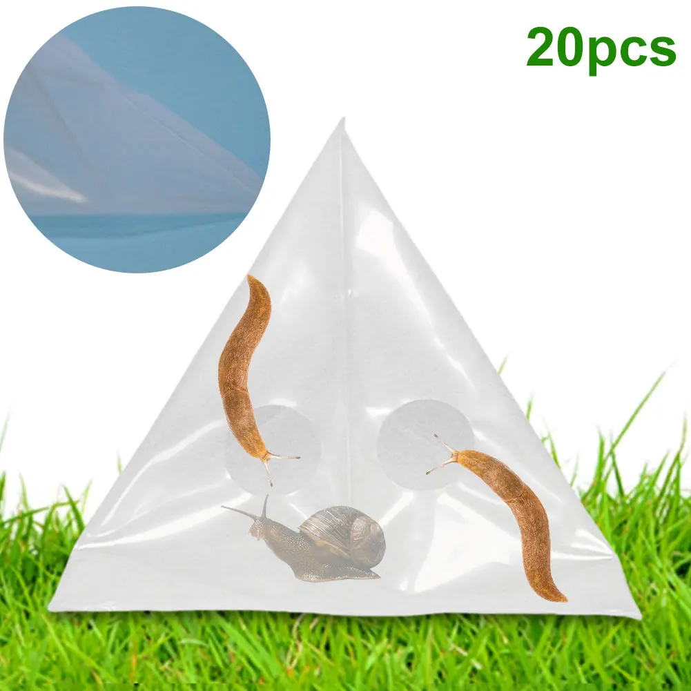 

20 Pcs Snail Trap Catcher Bags Disposable Snail Bags Garden Farm Plant Protector for Indoor and Outdoor for Gardening
