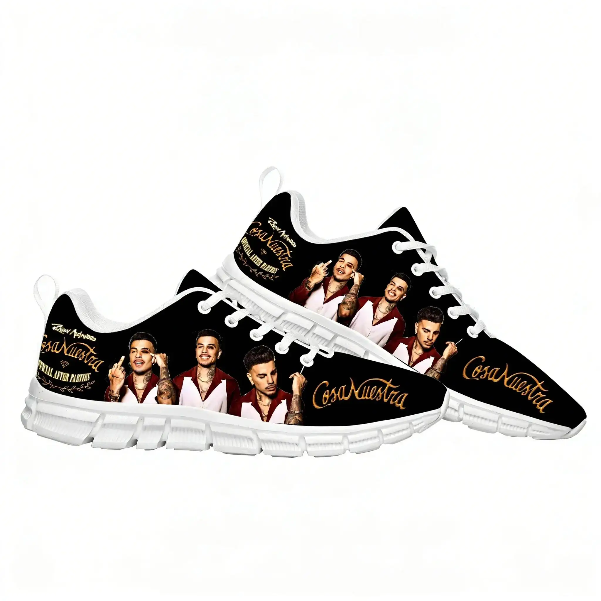 Singer Rauw Alejandro Cosa Nuestra Sports Shoes Mens Womens Retro Sneakers Casual Hiking Sneaker Custom Built Shoes