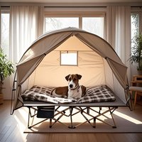 Foldable Camping Cot Tent 4-in-1 Elevated Sleeping Bed for 1 Person Portable Outdoor Gear Off-the-Ground Fishing Tent