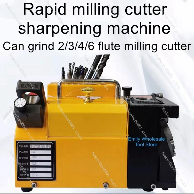 

Milling cutter grinding machine Foolproof fast alloy tungsten steel high-speed steel milling cutter end sharpening machine