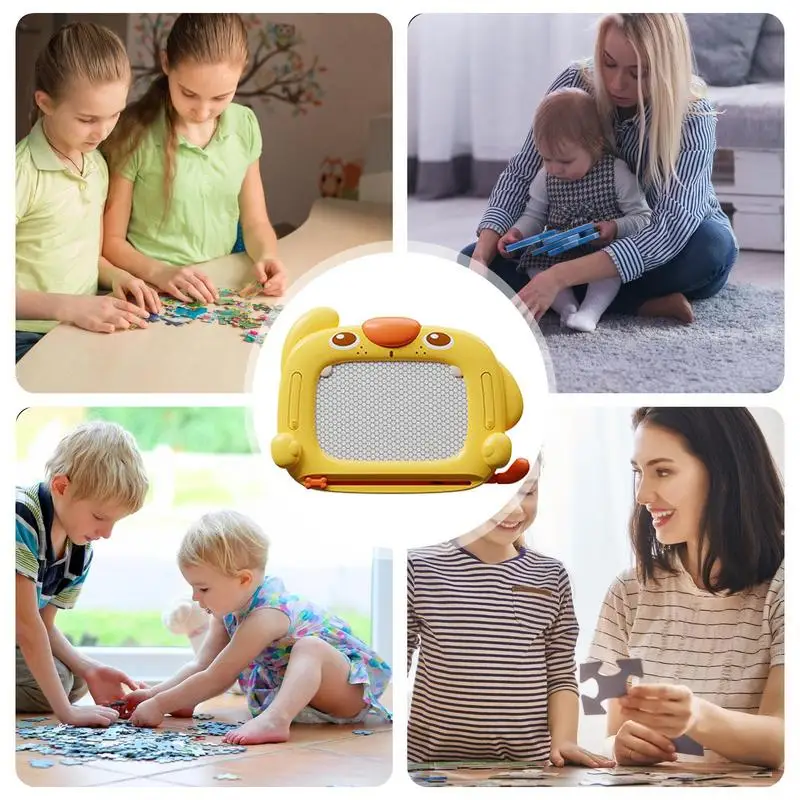 Kinder Zeichenbrett magnetisches Lernen Gekritzel brett mit Magnet perlen Punkt kunst Feinmotorik Montessori Spielzeug Lernspiel zeug