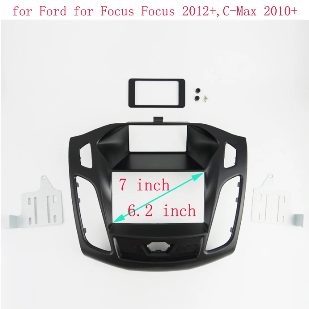 

Car Fascia Radio Panel for FORD Focus 2012+, C-Max 2010+ Audio Frame Dash Fitting Kit Facia Face Plate Cover Console Bezel