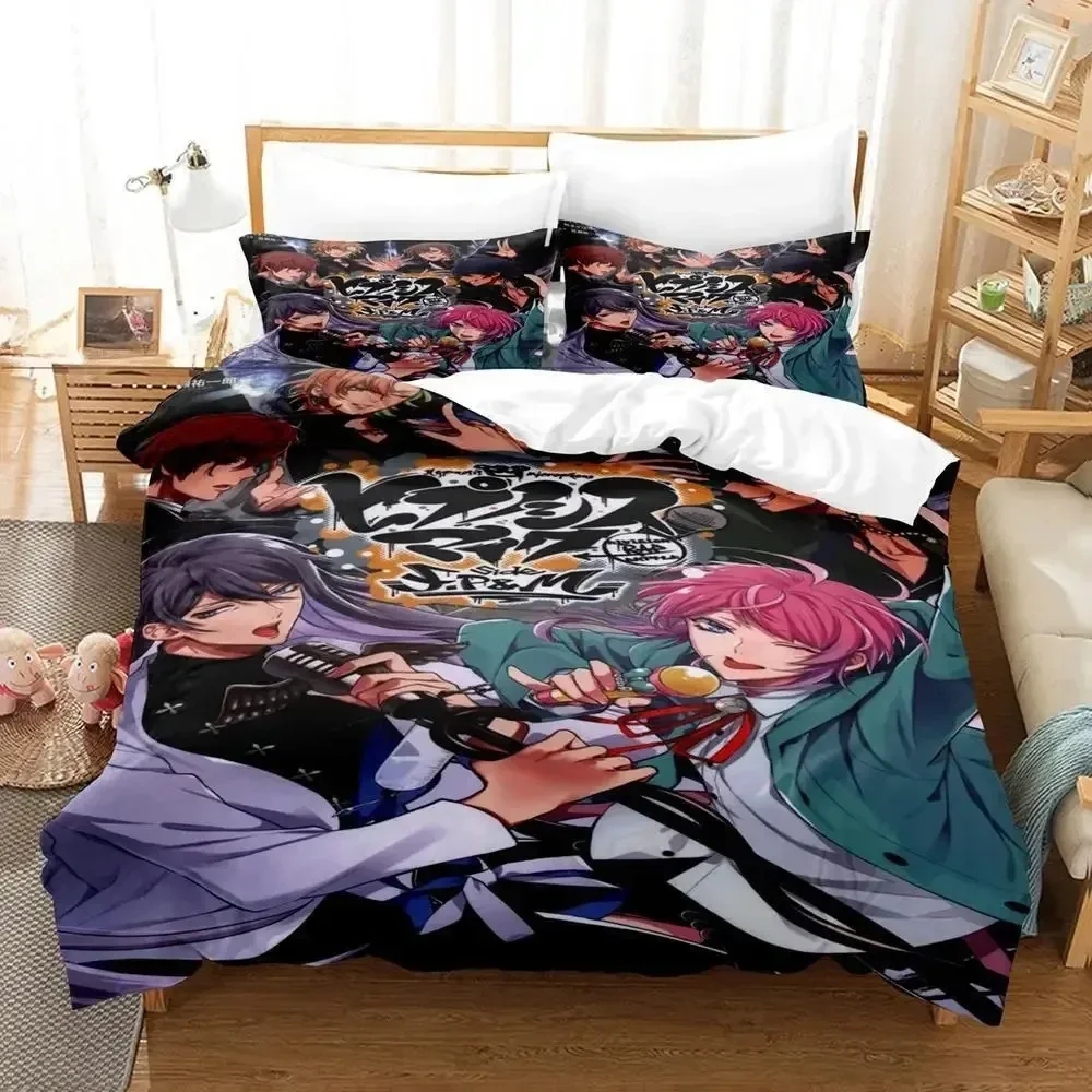 3D Hypnosis Mic -Division Rap Battle Bedding Set Single Twin Full Queen King Size Bed Set Adult Kid Bedroom Duvet cover Sets