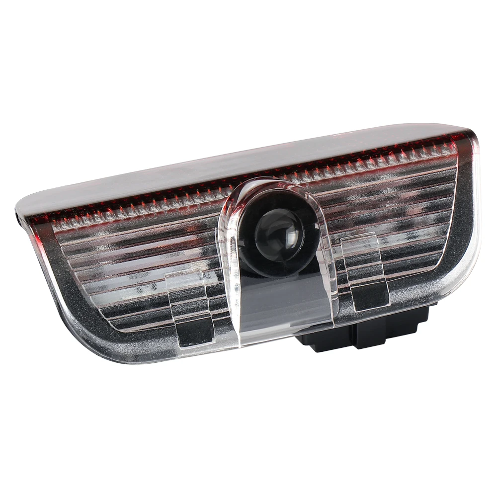 Porta sem fio Emblema Luz LED, Lâmpada de boas-vindas, Projetor Laser, Acessórios para Volkswagen Golf R Motion, SAGITAR, PASSAT CC, 2pcs