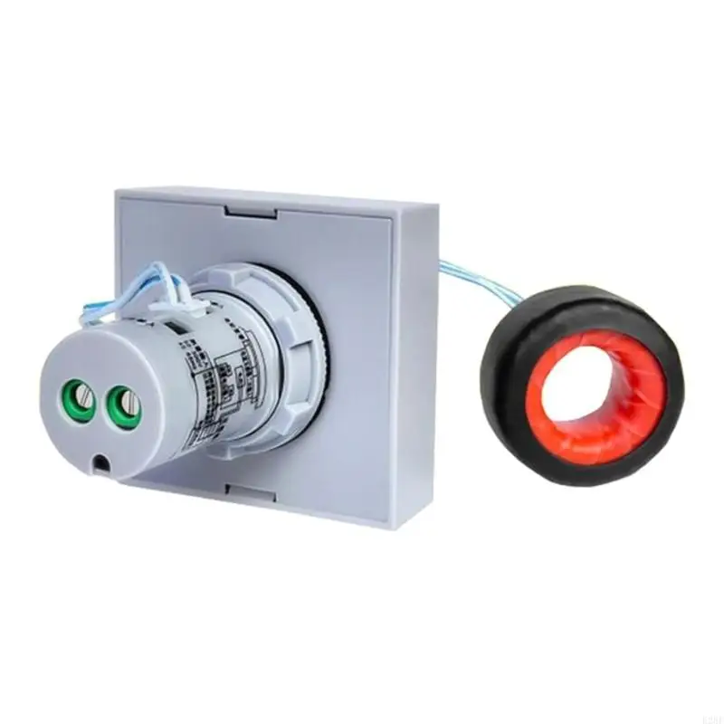 Jednofazowy licznik energii elektrycznej 300/400 V na szynę DIN, monitor zużycia energii elektrycznej, woltomierz, amperomierz, watomierz, licznik energii Kwh, miernik częstotliwości i mocy.