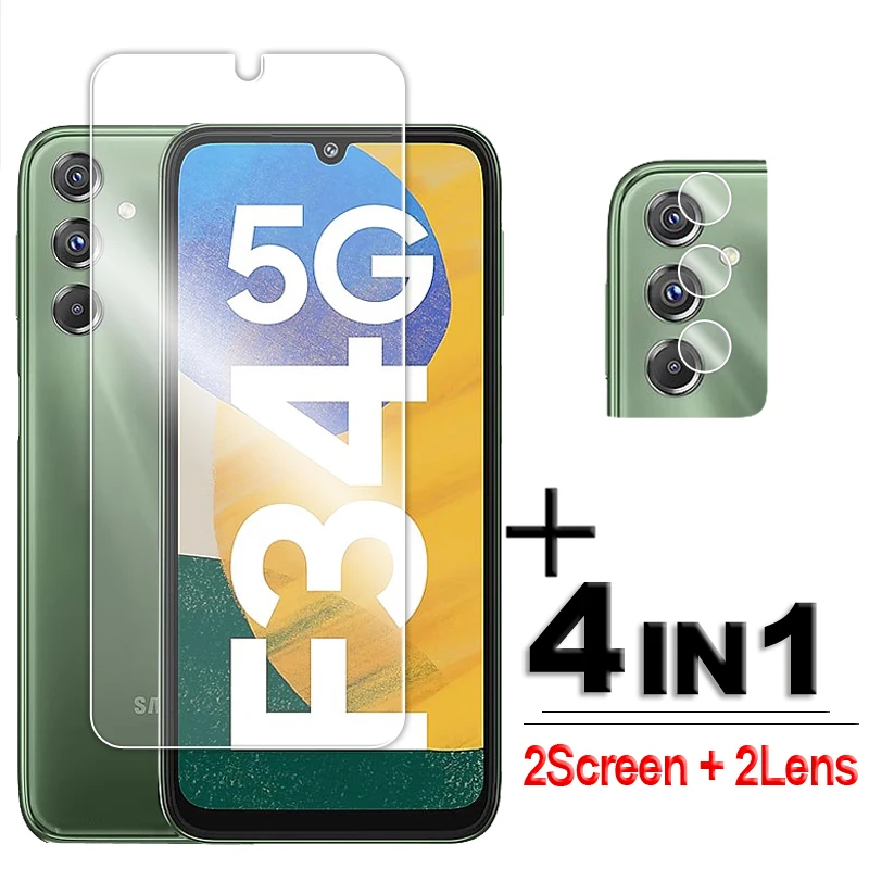 

Для Samsung Galaxy F34 5G Glass Samsung F34 закаленное стекло 6,5 дюйма прозрачная защитная пленка для HD-экрана для Galaxy F34 пленка для объектива