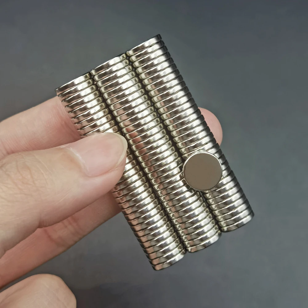 5x1 5x2 10x2 Starke Neodym-Magnete NdFeB Runde Supermagnete für Kühlschrank, Bau und Heimwerkerbedarf – Detail 4
