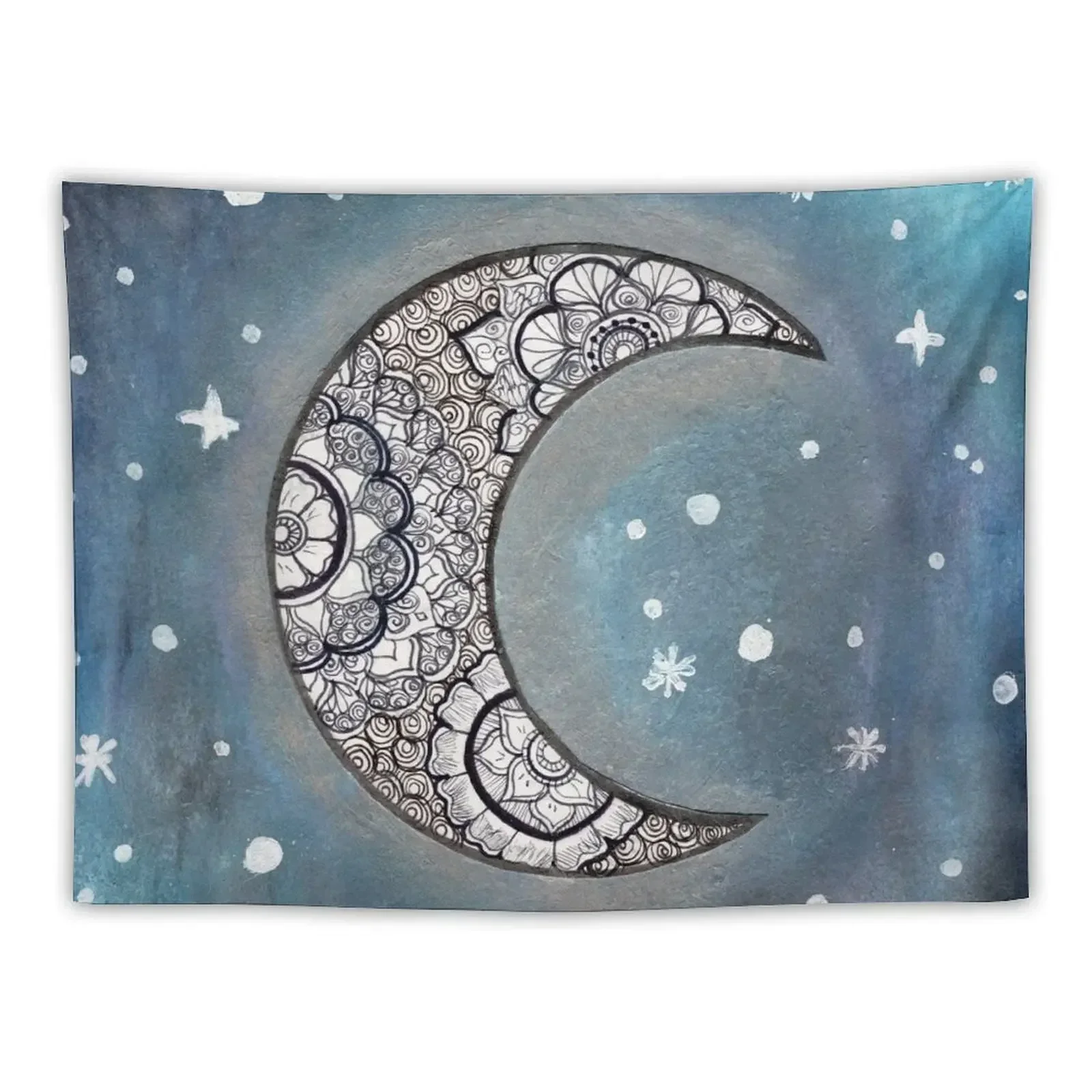 

Galaxy Moon: midnight Tapestry Home Supplies Aesthetic Room Decor Decoration For Bedroom Tapestry