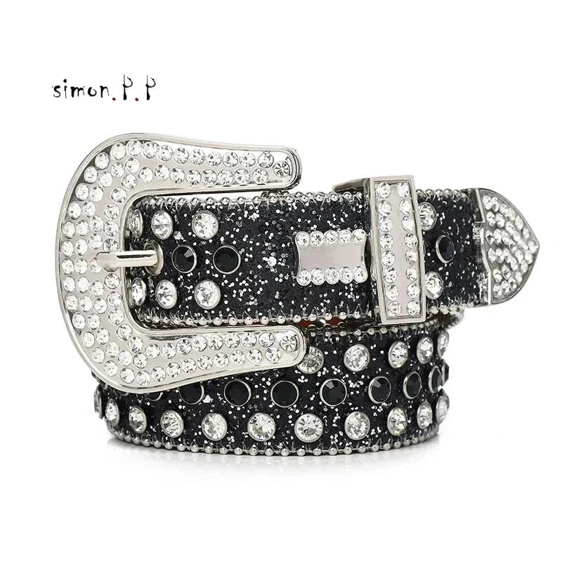 

Fashion Designer BB Belt Simon 2024 Classic Rhinestone Men Women Multicolour Shiny Diamond Accessory for Stylish Belting