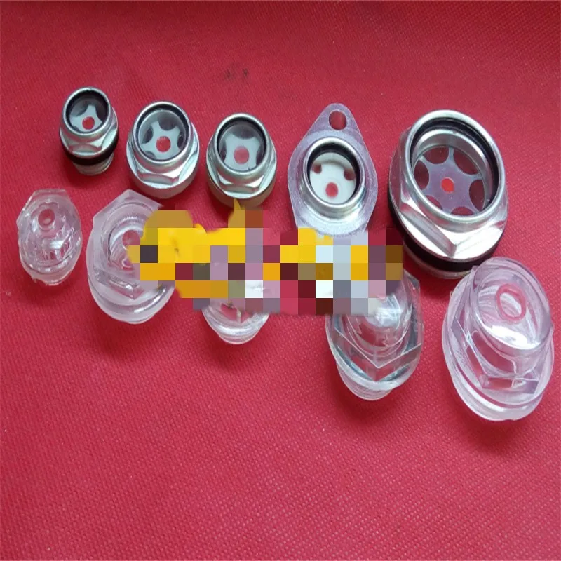 1pc one inch oil standard air compressor accessories 30/36mm  Hexagonal Oil Mirror Oil Gauge