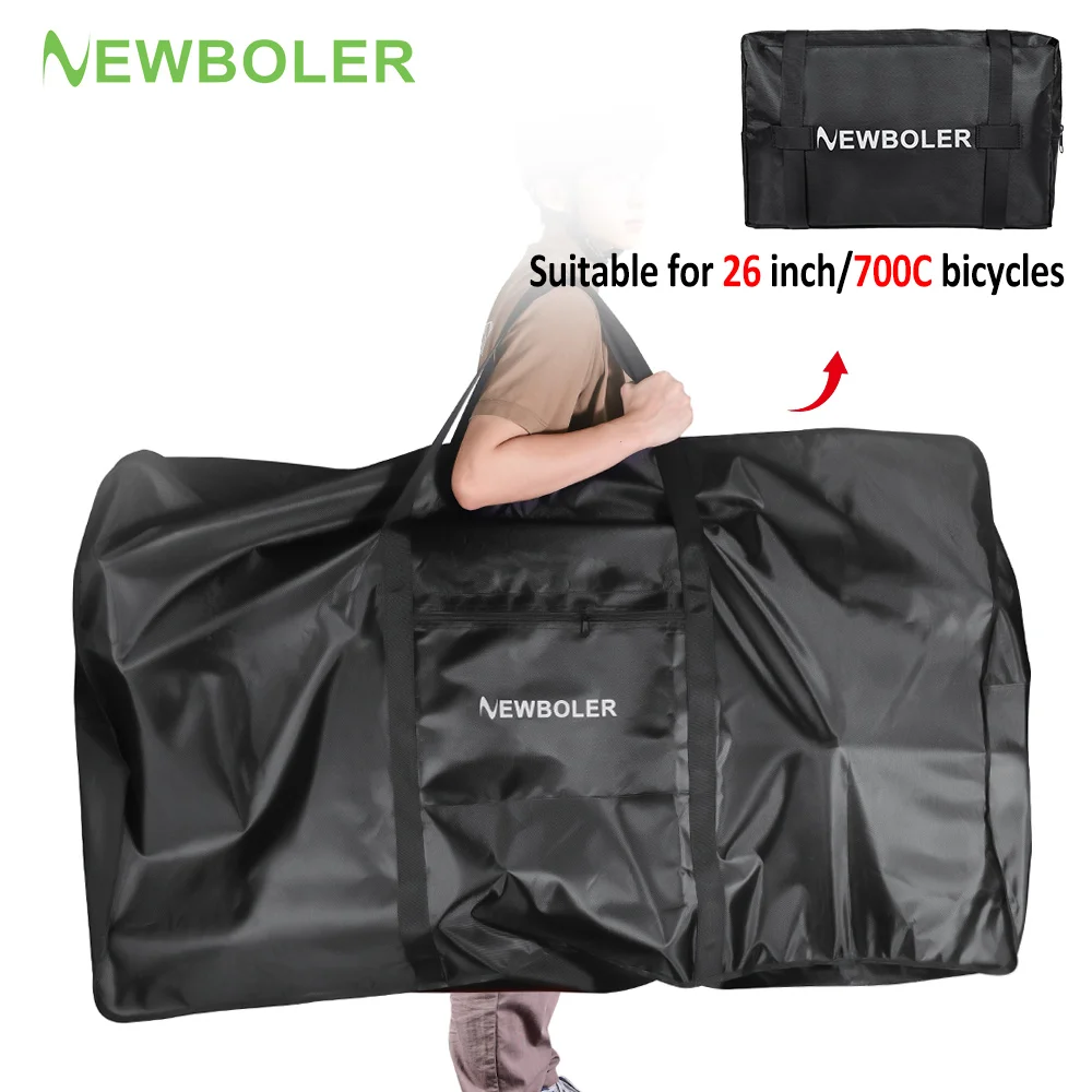 

NEWBOLER сумка для хранения дорожного велосипеда, портативный чехол, подходит для 26 дюймов ниже MTB/700C, легкий велосипед, аксессуары для велосипеда