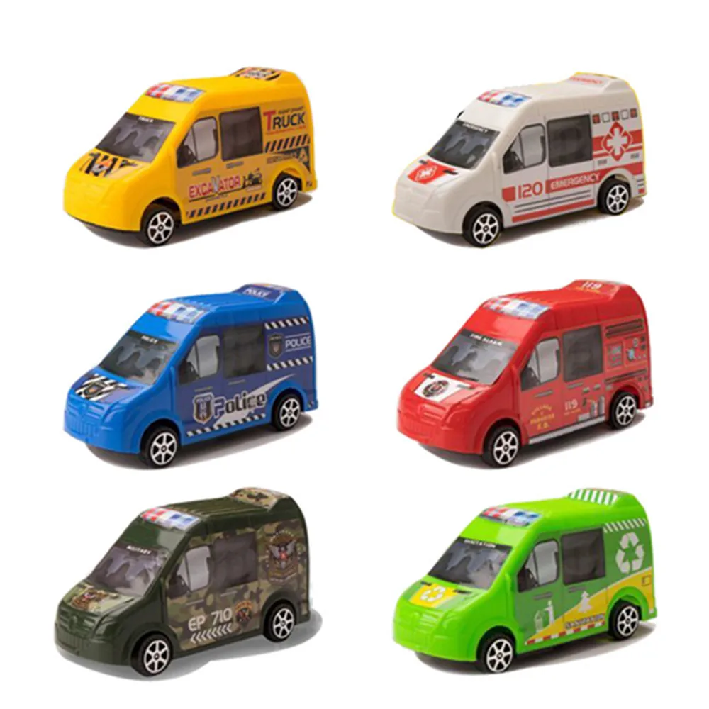 Modèle de voiture à traction inertielle à quatre roues motrices, modèle inertiel incassable, cadeaux pour enfants