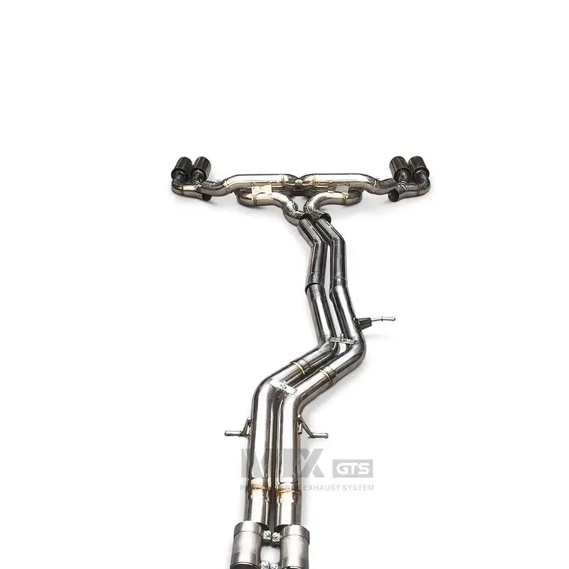 High Flow cat back valve exhaust system for 2023 Porsche Cayenne GTS 4.0T v8 quality stainless steel car Exhaust Modification