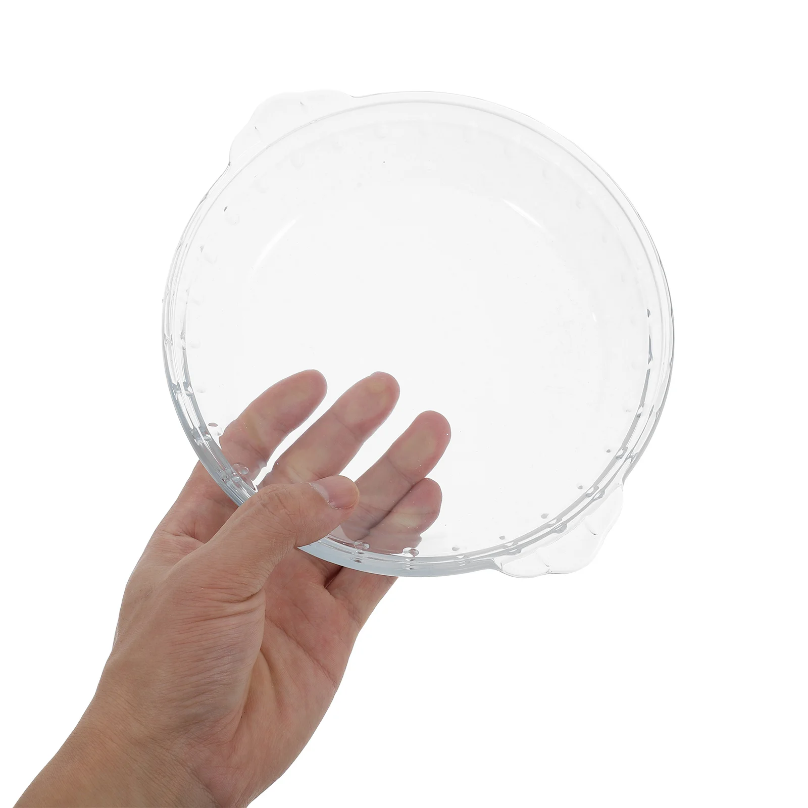 

1pc Heat Resistant Microwave Glass Lid Steamer Compatible Oven Baking Tray Food Serving Plate Dish Candy Nut for Sushi