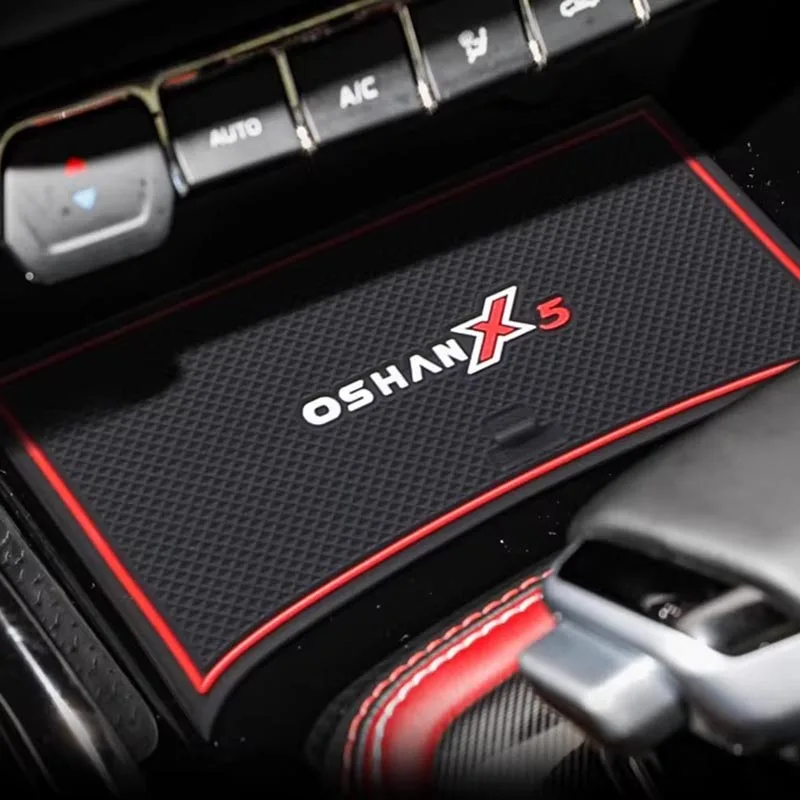 

13pcs for Changan OSHAN X5 2021 2025 Door Slot Cushion Car Interior Water Cup Pad Storage Box Non-slip Mat