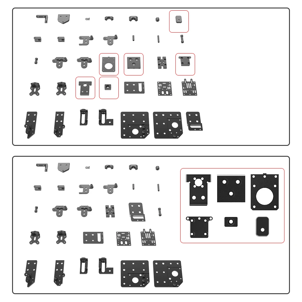 BLV Mgn Cube All Metal Machining Upgrade Kit Dual Z axis Triple Z axis By Ben Levi For BLV Cube 3d Printer