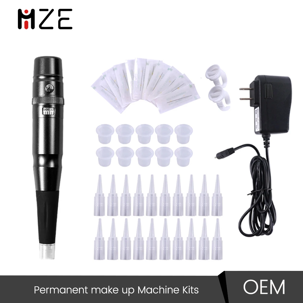 

35000R/M Eyebrow Tattoo Machine Dermographe Maquillage Permanent Makeup Tatoo Pens PMU Microblading Maschine Swiss Motor Pen Gun