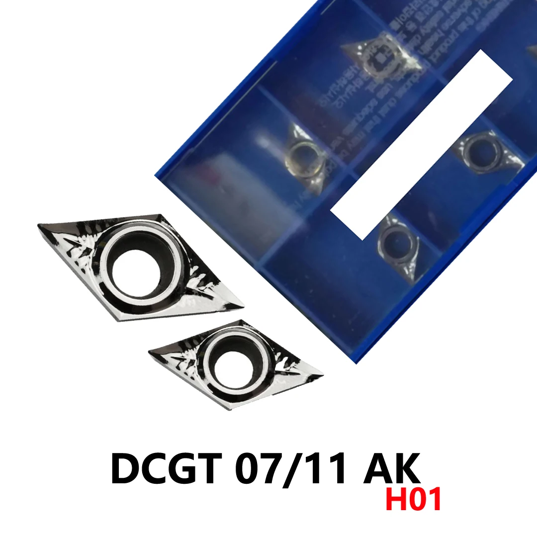 

Оригинальные твердосплавные вставки DCGT DCGT070202-AK DCGT11T302-AK DCGT11T304-AK DCGT11T308-AK H01 для алюминиевого лезвия DCGT070202 DCGT11T3