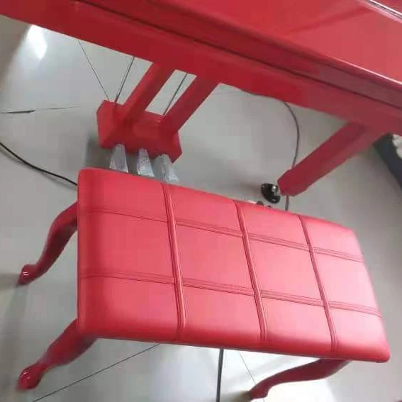 

Red piano bench for red piano, red double piano bench