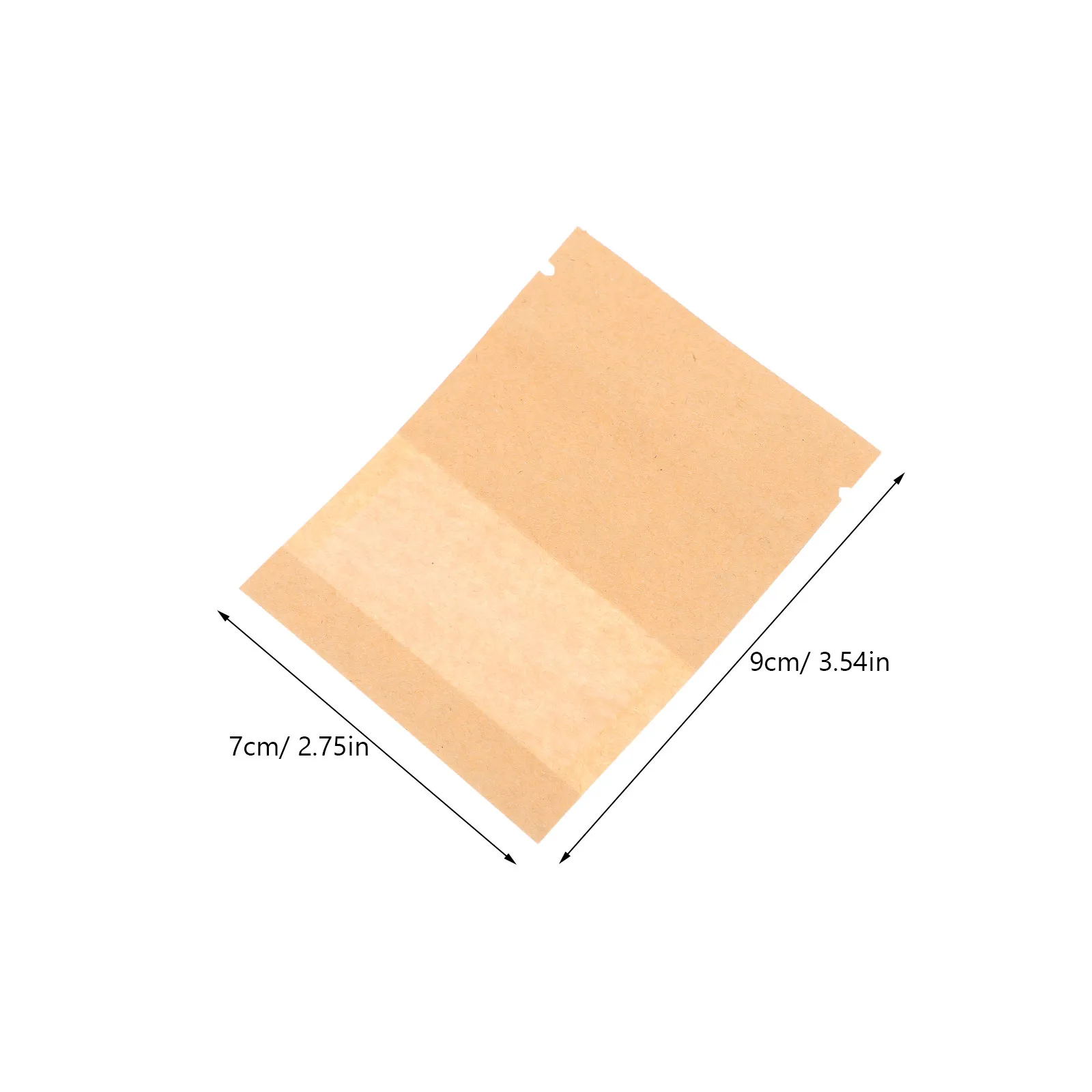 100Pcs Seed Envelopes with Clear Window Sealable for Flower vegetable Storage Organizer Waterproof Kraft Paper Bags Garden