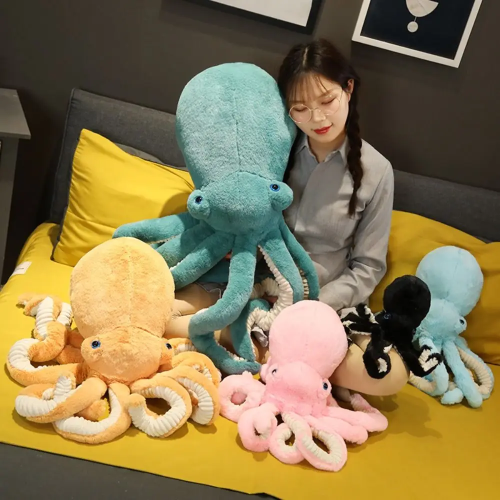 นุ่มเหมือนจริง Octopus Plush ของเล่นจําลองน่ารัก Octopus ตุ๊กตาของเล่นน่ารักสร้างสรรค์ตุ๊กตาสัตว์ตุ๊กตาเด็ก