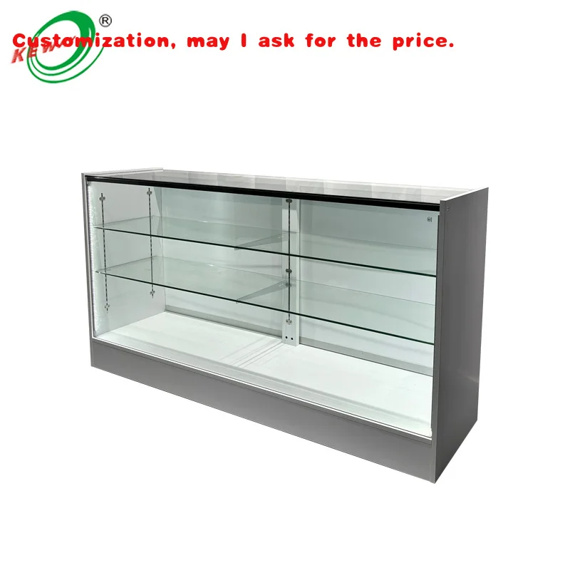 

Лидер продаж, 6 футов, высокое качество, МДФ, раздвижная дверь, витрина для ювелирных изделий, стеклянная витрина, счетчик, дымовой магазин