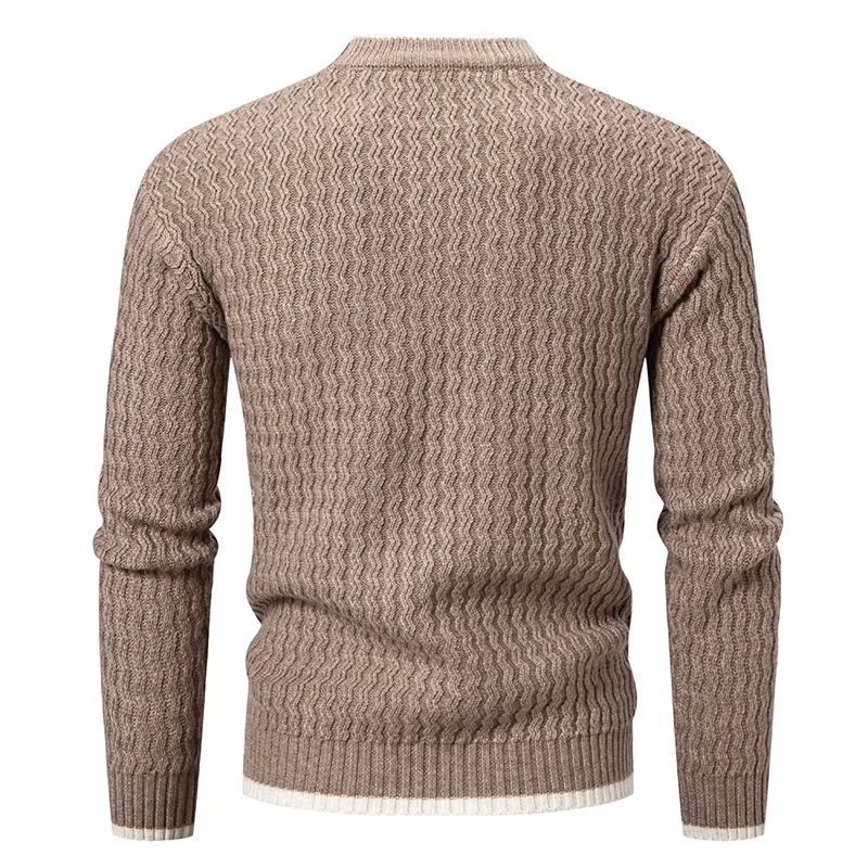 High Quality Men's New Autumn and Winter Casual Warm  Sweater Knit Christmas CelebrationTrends Tops