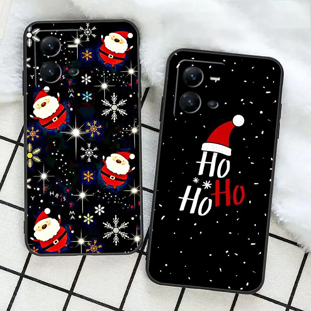 Merry Christmas Everyone Phone Funda Case For VIVO X90 X80 X70 X60 X50 X30 X23 V29 V27 V25 V23 V23E V21 V21E V20 Case Capa Shell