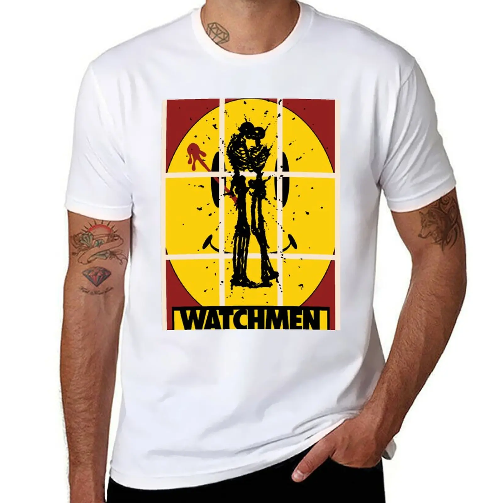 

Watchmen smiley face nuclear explosion T-Shirt Personalized t-shirt plus size clothes shirts graphic tees mens t shirt graphic