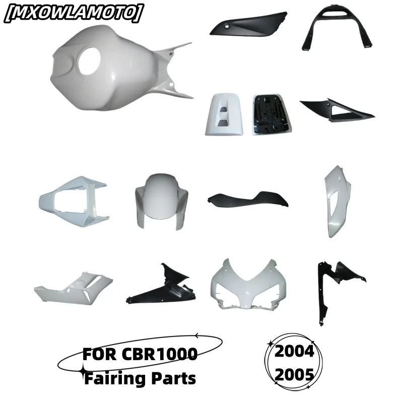 100% Injection fairing kit for 2004 2005 parts CBR1000RR CBR 1000 RR 04 05 CBR1000  white  ABS fairings