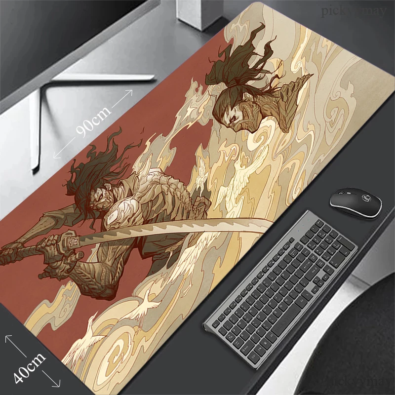 Warrior Gaming Mousepads Desk Rug Gamer Mousepad Large Mouse Mat Desk Pads Keyboard Mats Design Mouse Pad