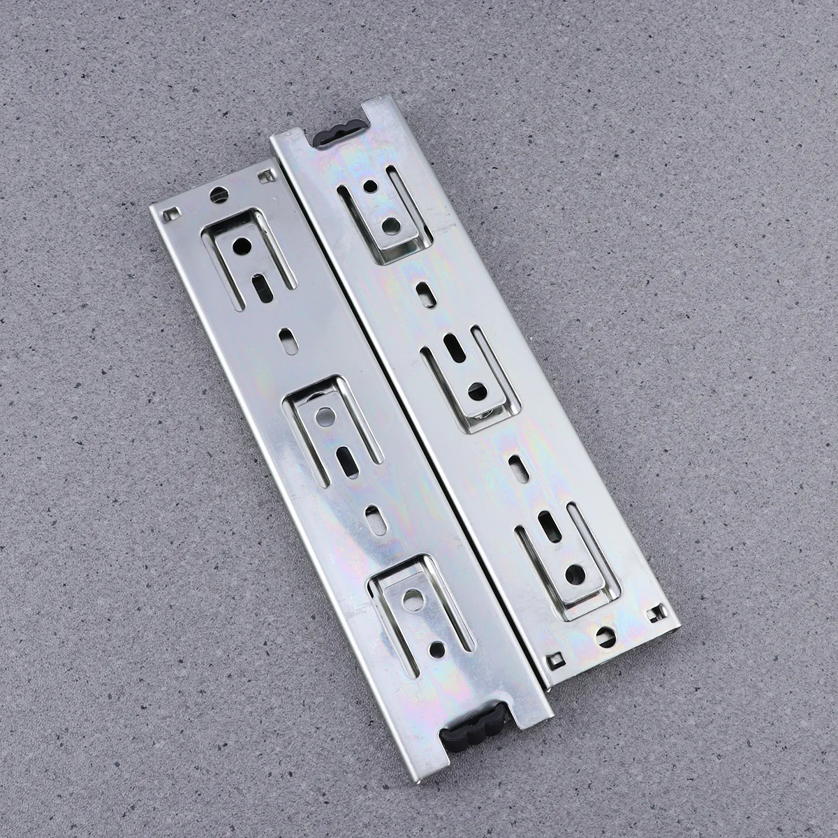 

2pcs 8 Inches 200Mm Steel Ball Bearing Drawer Slides Smooth Quiet Cabinet Rails For Filing Desks Storage 3 Parts Removed Track