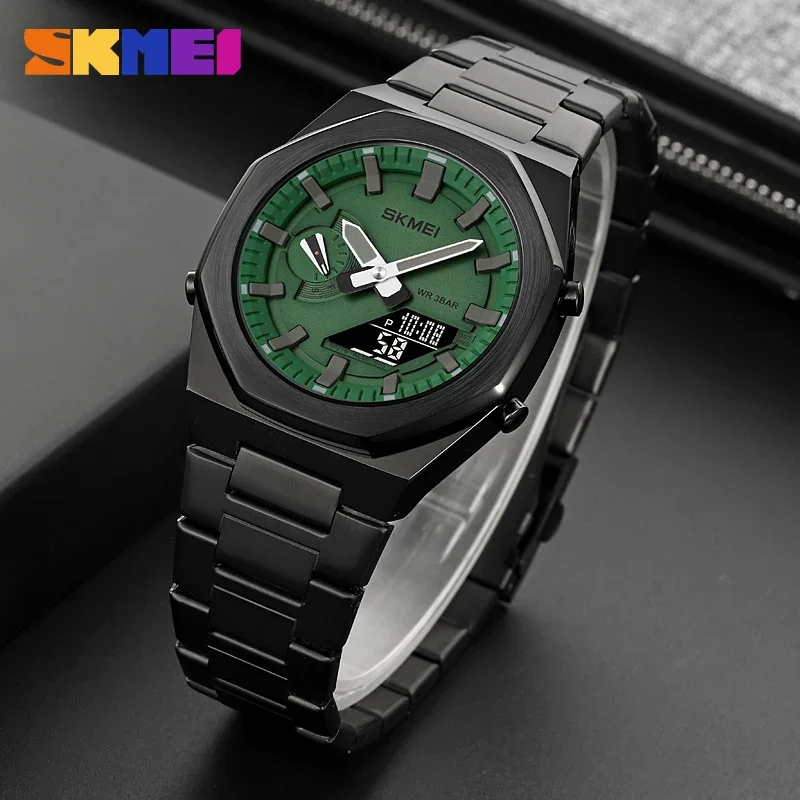 SKMEI 1816 Sport Watch For Man Fashion Casual Quartz Wristwatches Digital Chronograph Back Light Waterproof Watch Male Clock